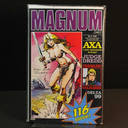 Magnum comics - 1989 - NR 8 - Judge Dredd | Valhardi | Axa: Pillerstaden