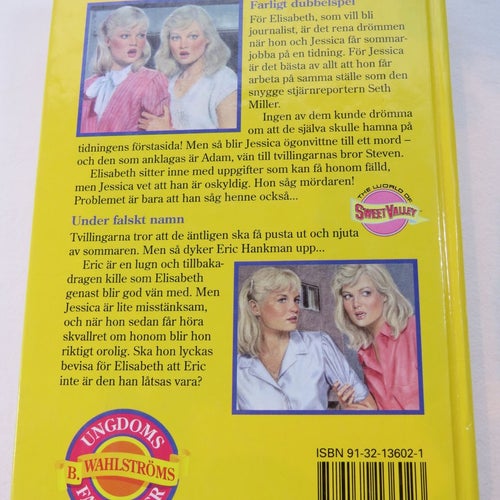 Tvillingarna i Sweet Valley: Farligt dubbelspel + Under falskt namn - Francine