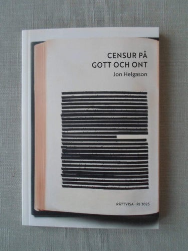 Jon Helgason Censur på Gott och Ont ISBN 9789170615320