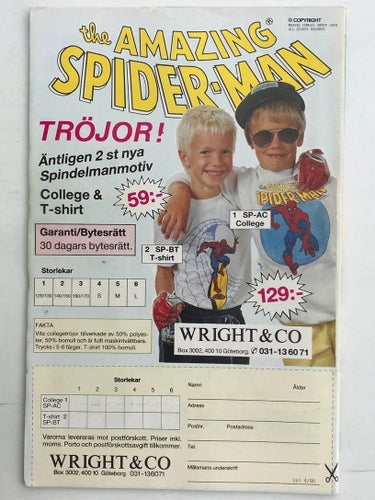 Spindelmannen - 1990:4. FN-VF