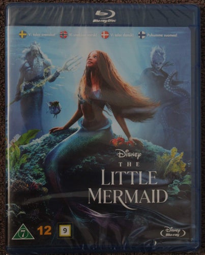 THE LITTLE MERMAID BLU-RAY NY INPLASTAD