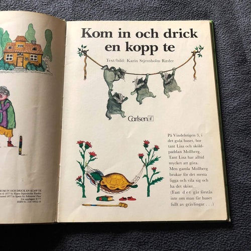 Kom in och ta en kopp te - 2:a upplagan - 1977 - Bilderbok Bilder