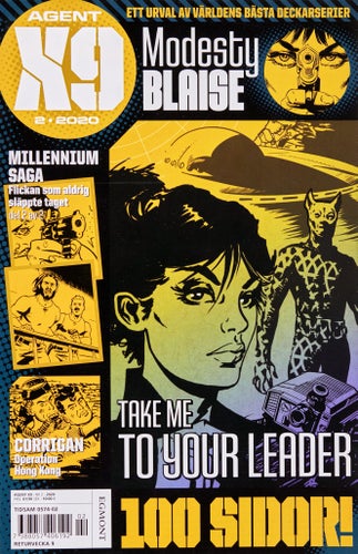 Agent X9 Serietidning 2020 nr 2 (Oläst arkivex) Modesty Blaise