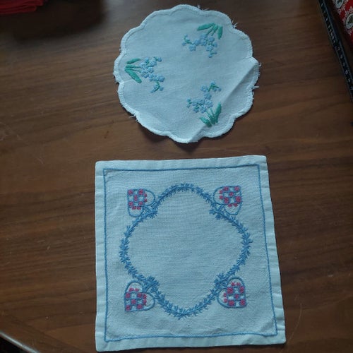 Vintage Broderade Dukar