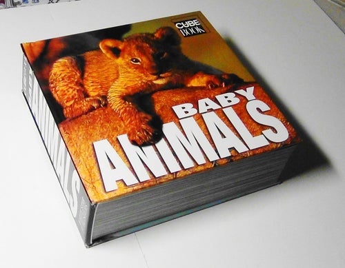 "Baby Animals" CubeBook, 1000 tals bilder på Djur-Ungar i högsta kvalitet !