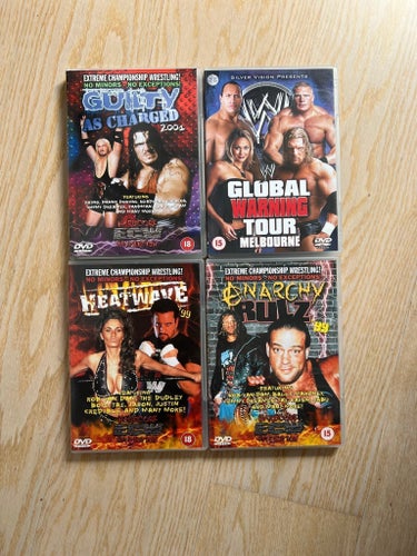 ECW Extreme Championship Wrestling DVD Samling
