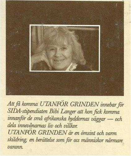 UTANFÖR GRINDEN - Bibi Langer (INBUNDEN BOK )