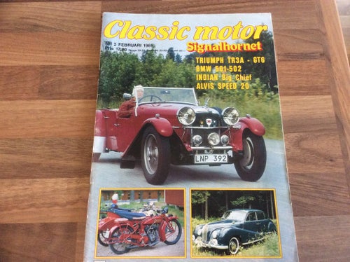Classic Motor nr 2 1985 Triumph ,BMW 501-502,Indian Big Chief,Alves speed 20