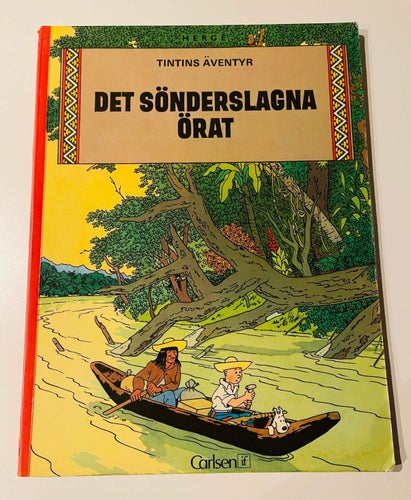 TINTIN Det sönderslagna Örat