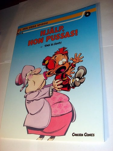 DEN UNGE SPIROU ALBUM Nr 4 1:a upplaga NY OLÄST
