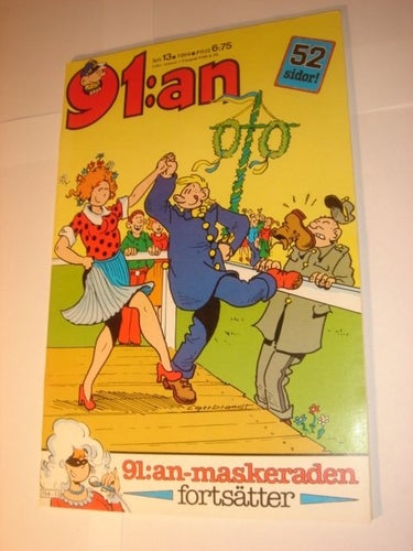 91:an (svensk) NY OLÄST Nr 13 1984 m Adresslapp