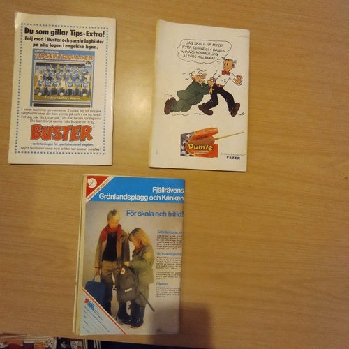 Samling 91:an 1982 flera nummer 3 styck