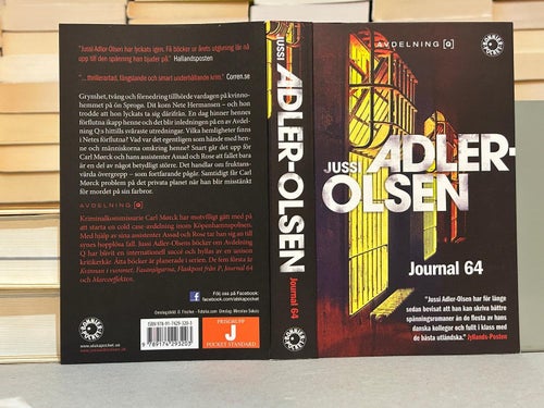 Journal 64 av Jussi Adler-Olsen, bok, Very Fine