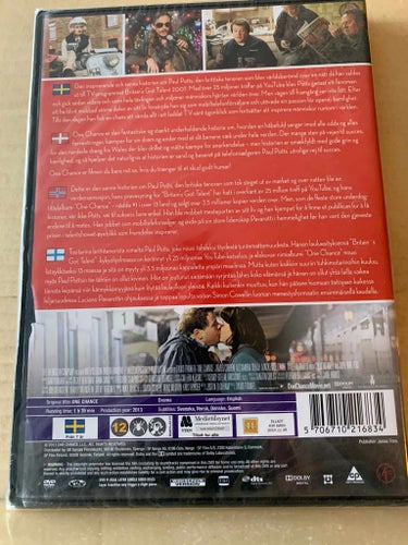 Once chance, INPLASTADm, Dvd