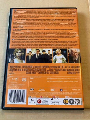Lucy, Dvd