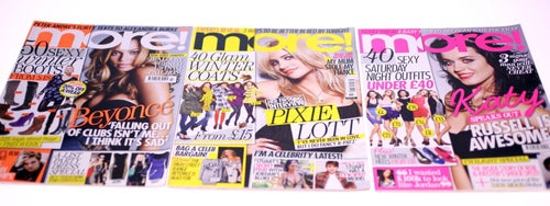 More Magazine-3 issues included-November 2009-NEW-Weight 768g-FREE postage