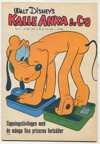 Kalle Anka 1961 nr 8 Farbror Joakim och Waskervilles hund