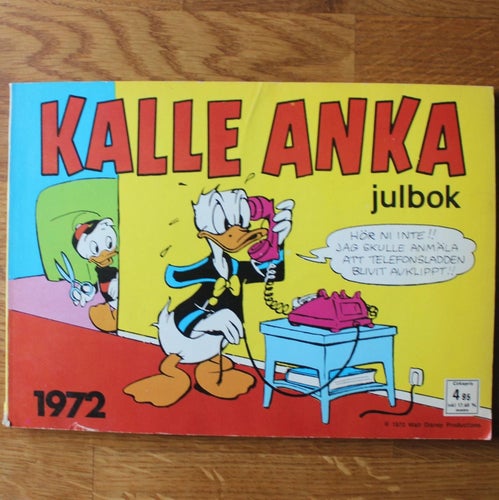 KALLE ANKA JULBOK 1972