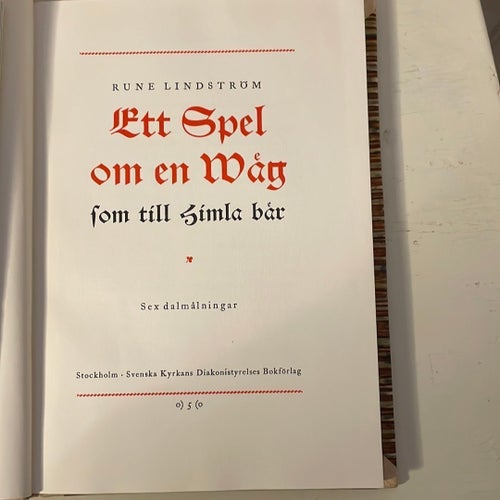Ett Spel Om En Wäg av Rune Lindström