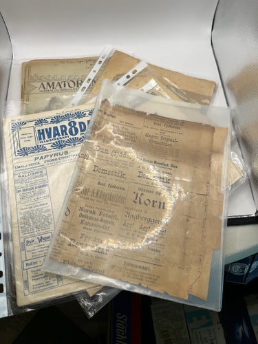 Tidningar och tidskrifter från sent 1800-tal och tidigt 1900-tal