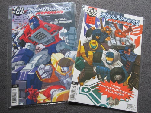 Transformers Armada Nr 1 och Nr 5, 2003