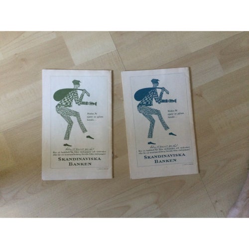 2 st tidskrifter från stadsteatern, jubileumssäsongen 1959-1960. Retro