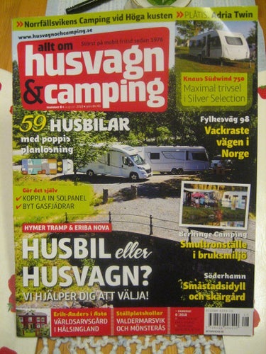 Allt om Husvagn & Camping Nr:8-2018