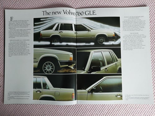 Volvo 760 GLE 1983 in english
