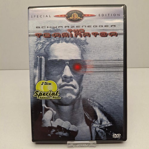 The Terminator - Schwarzenegger - Region 2, DVD-Film, Svensk text, Fint skick