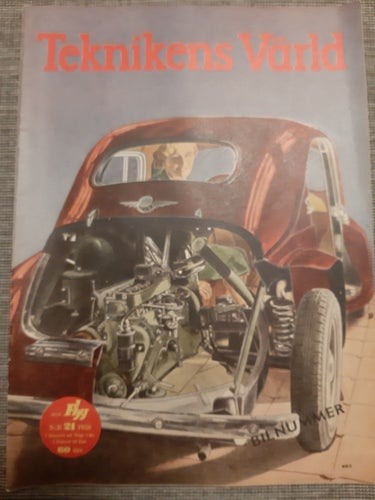 Teknikens Värld nr 21 1950: AJS Spring Twin