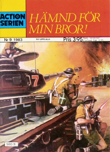 Actionserien Serietidning 1983 nr 9 – Hämnd för min bror! (Oläst arkivex)