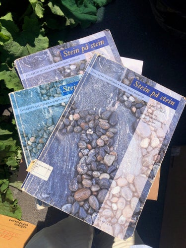 Stein på stein – Tekstbok + 2× Arbeidsbok (BRUKT)