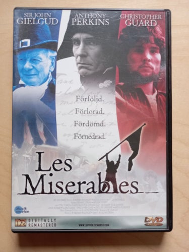 DVD-FILM "LES MISERABLES" FRÅN 1989
