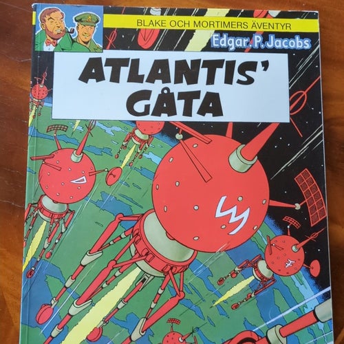 Atlantis' Gåta av Edgar P. Jacobs, 1989
