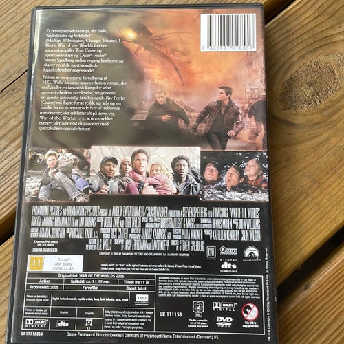 War of the Worlds (DVD) med Tom Cruise