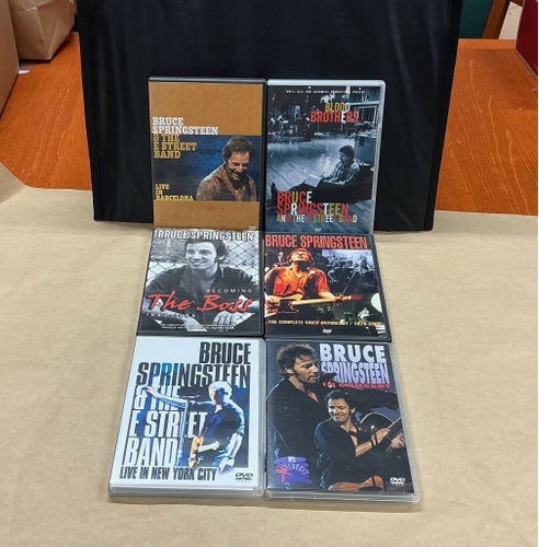 Lot med Bruce Springsteen DVD’s, samtliga dvd skivor i mkt fint skick(6st)