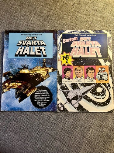 Det Svarta Hålet Nr 1 och Nr 2, Walt Disney Productions, 1980