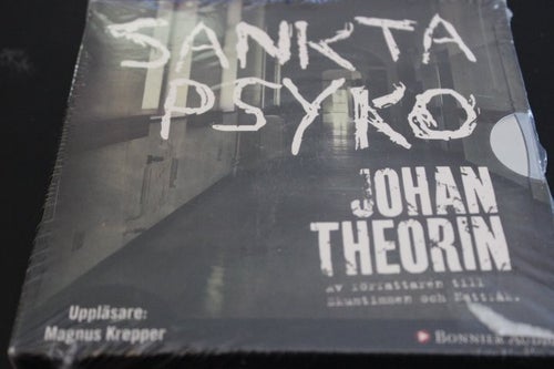 CD-bok: Sankta Psyko - Johan Theorin (NY, INPLASTAD!)