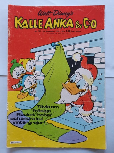 Kalle Anka & Co nr 51 från 1974