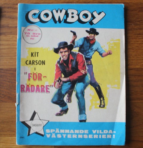 Cowboy 1962 nr 50 Kit Carson i "Förrädare"