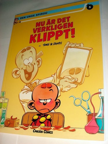 DEN UNGE SPIROU ALBUM Nr 5 1:a upplaga NY OLÄST