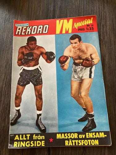 Tidningen Rekord nr 12 1961 med Floyd Ingo Special