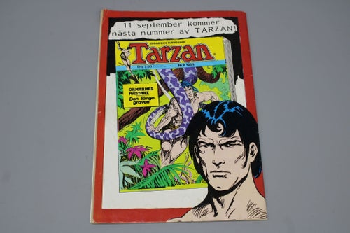 Serietidning : Tarzan Nr 8 1985