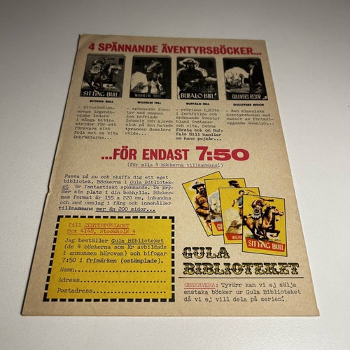 Bonanza nr 4 1967, toppex! VF+