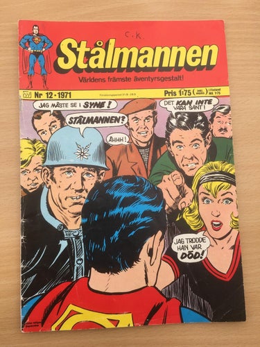 STÅLMANNEN - Nr 12 1971