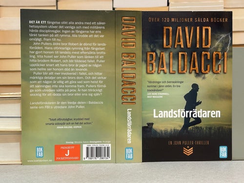 Landsförrädaren av David Baldacci, bok, Fine