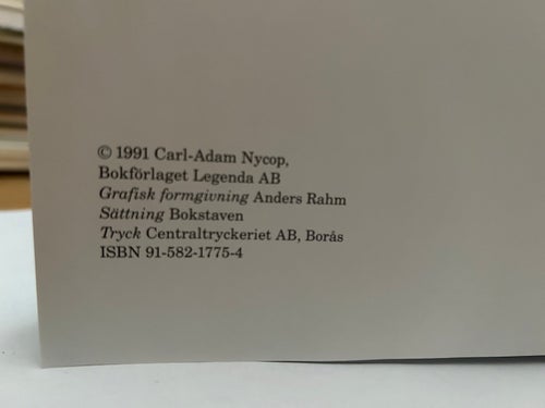 Högt spel i luften Tidningsflygarnas historier av Carl Adam Nyco, Very Fine plus
