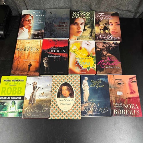 13 böcker av Nora Roberts - Bokpaket