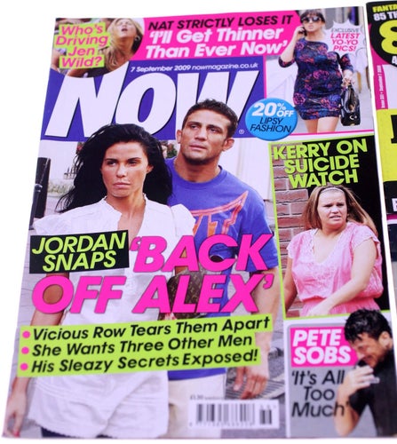 NOW/New/Star Magazines-3 magazines included-September 2009-NEW-Weight 636g