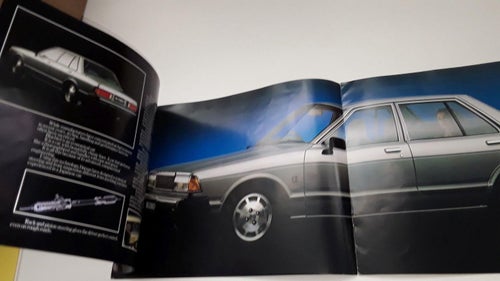 Datsun 20 sidor 1981 engelsk text